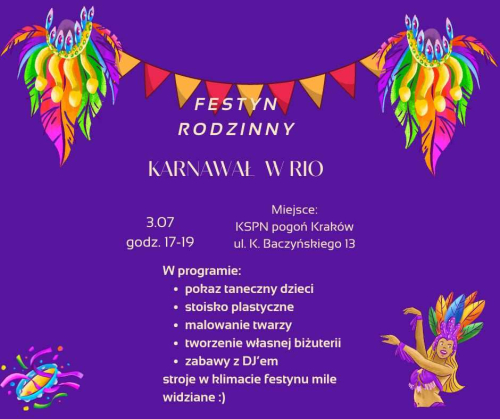 Festyn rodzinny „Karnawał w Rio”