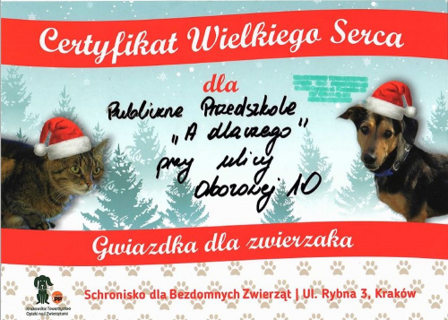 Certyfikat Wielkiego Serca