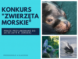 Konkurs &quot;Zwierzęta morskie&quot;