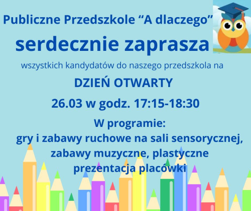 Dzień otwarty w naszym przedszkolu