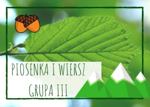 Piosenka i wiersz dla dzieci z grupy III na wrzesień 2018