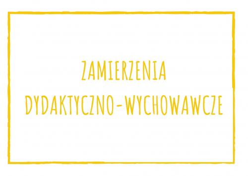 Zamierzenia dydaktyczno-wychowawcze na czerwiec 2020